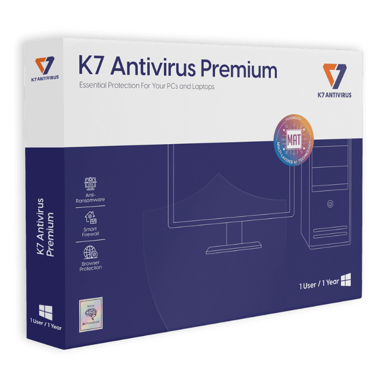K7 Antivirus Premium License Key (1 User, 1 Year)